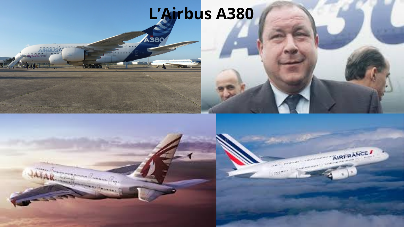 Présentation de l'Airbus A380 - Photos de l'avion en vol et Jean Pierson